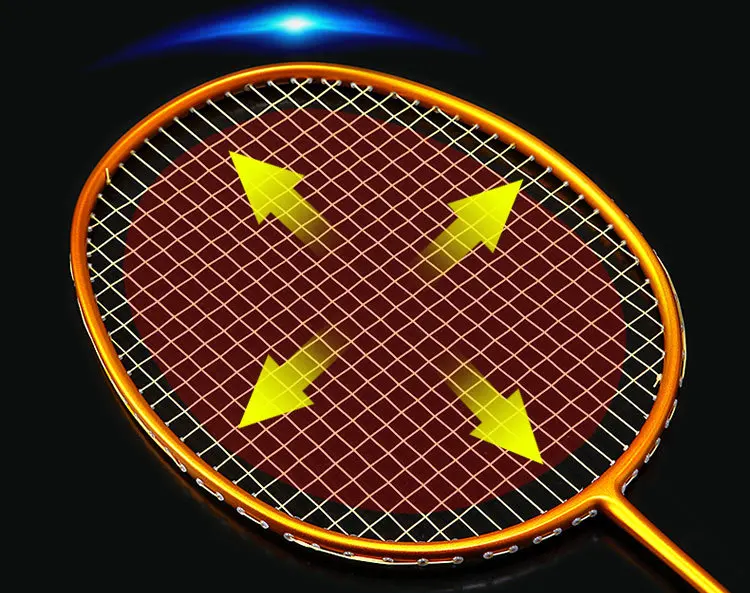 High quality professional single badminton racket top portable carbon shuttles badminton rackets for training