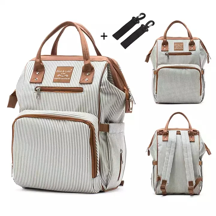 BSCI Best diaper bags eco friendly mother baby 3 in 1diaper backpack bag