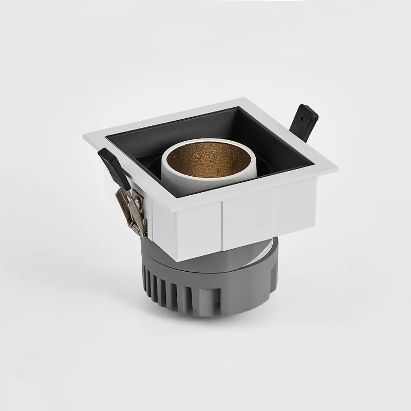 Pinhole Downlight Protruding Type COB Downlight 10W Adjustable Square Downlight COB Wall Washer Lights