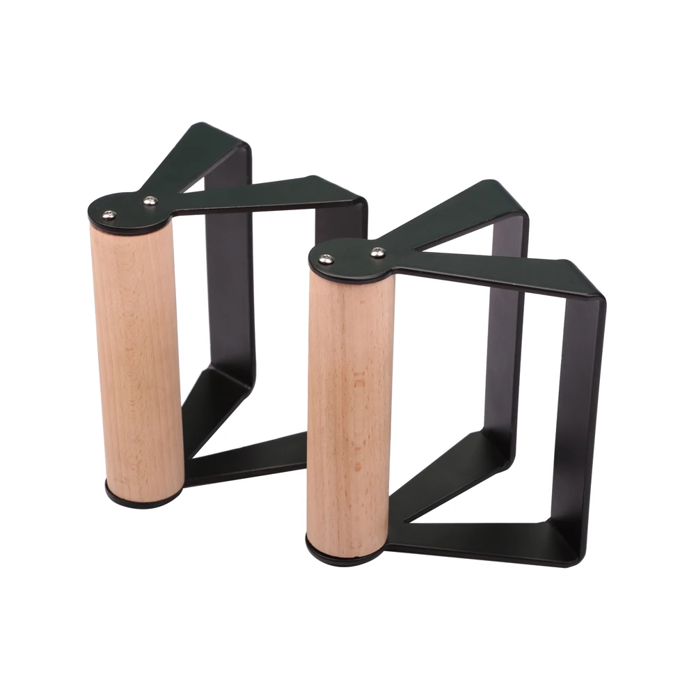 Pushup Stands Wooden Push Up Bars Gym Gear Equipment  Workout Solid Exercise Women Men Portable Fitness push-ups stands