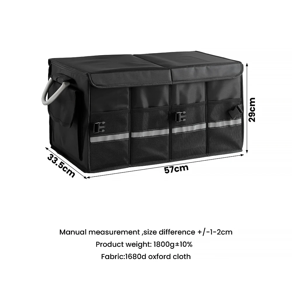 Foldable Trunk Organizer for Car - Large-Capacity Car Organizer for SUVs & Sedans