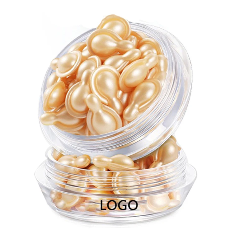Free Sample Hyaluronic Acid Face Serum Capsules Placenta Anti Wrinkle Moisturizer Improves Skin Vitality Capsule Serum Skin Care