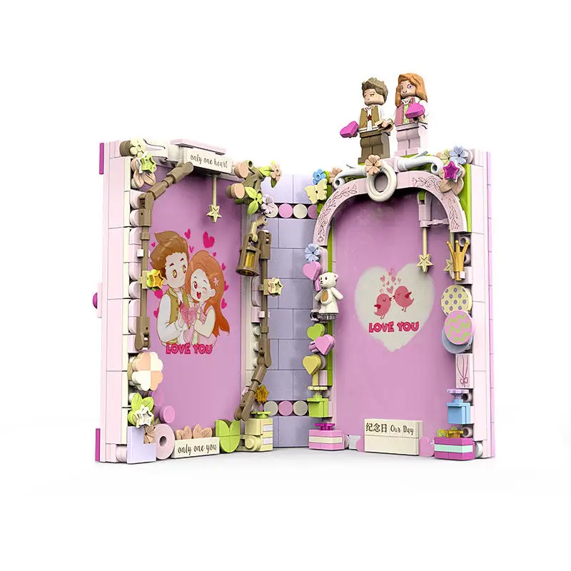 JAKI фоторамка модель пластиковая развивающая сборка популярные строительные блоки набор игрушек игрушки для детей