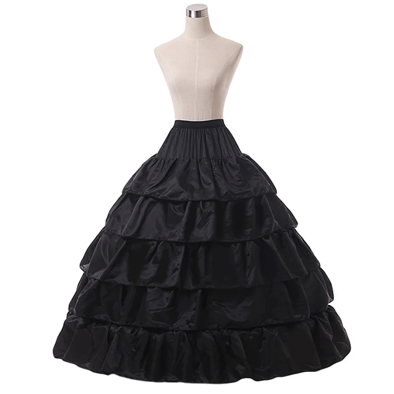 Add Diameter Four Ring Five Lotus Leaf Wedding Dress Bustle Wholesale Dance 4 Circle 5 Lotus Petticoat 100cm