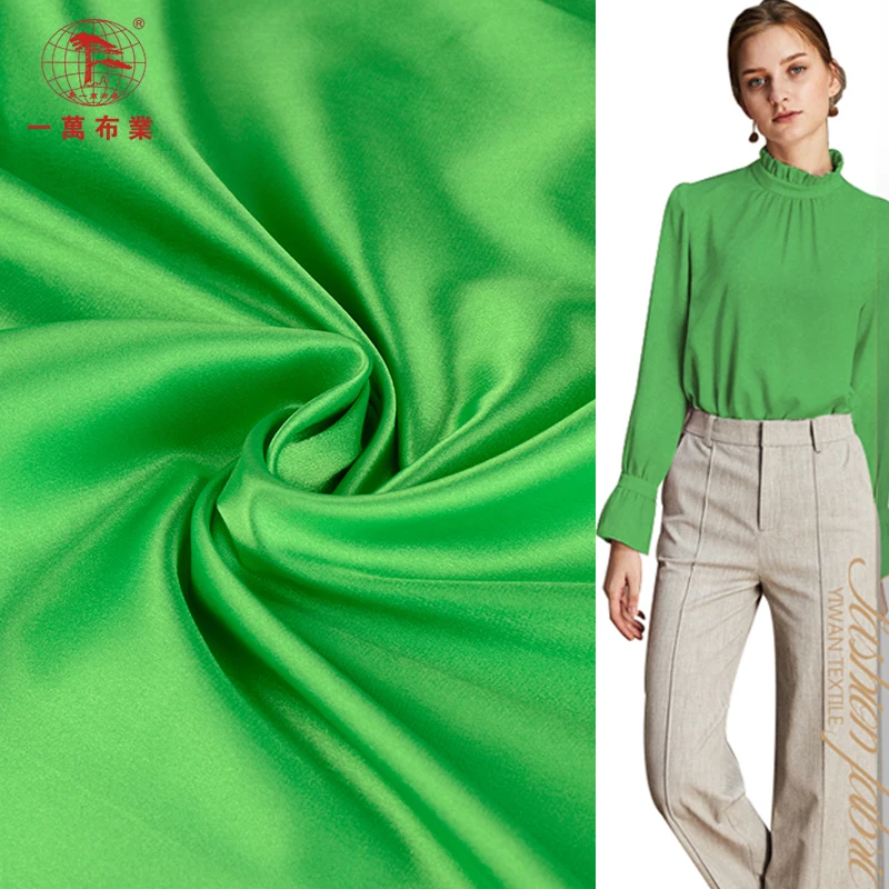 New Colors 150cm Width 100% polyester fabric silk fabric satin for Dress