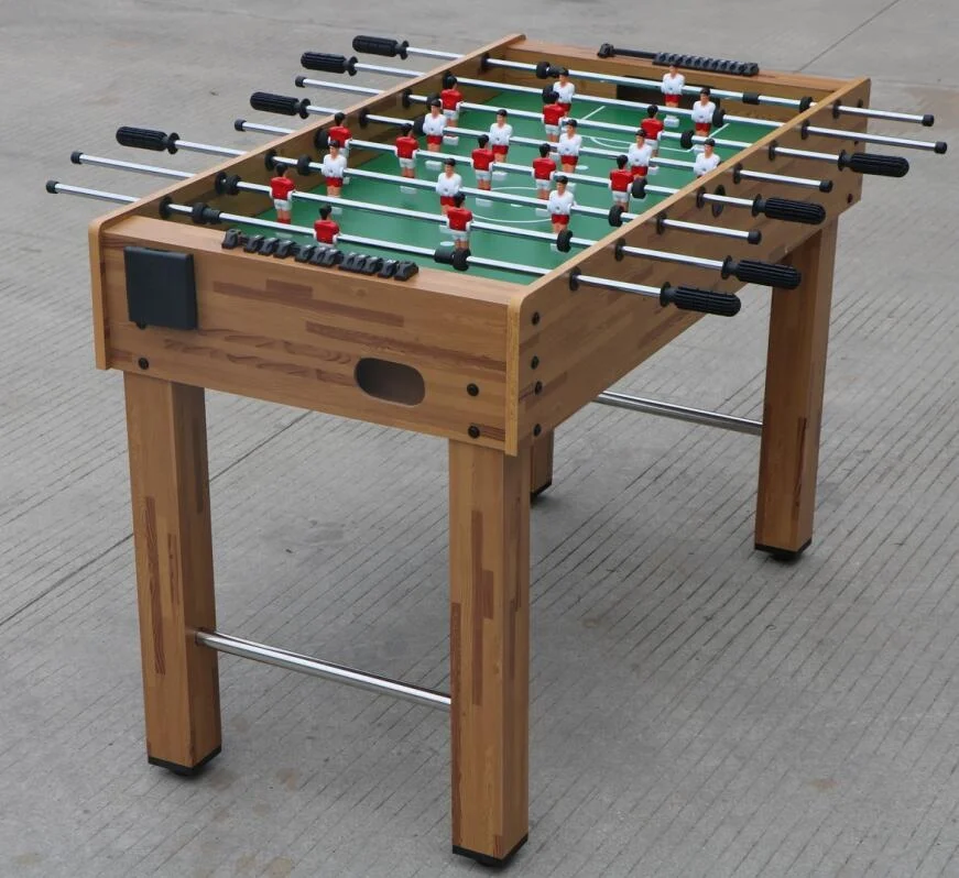 top selling 4ft classic square foots design soccer table wood colour foosball table football