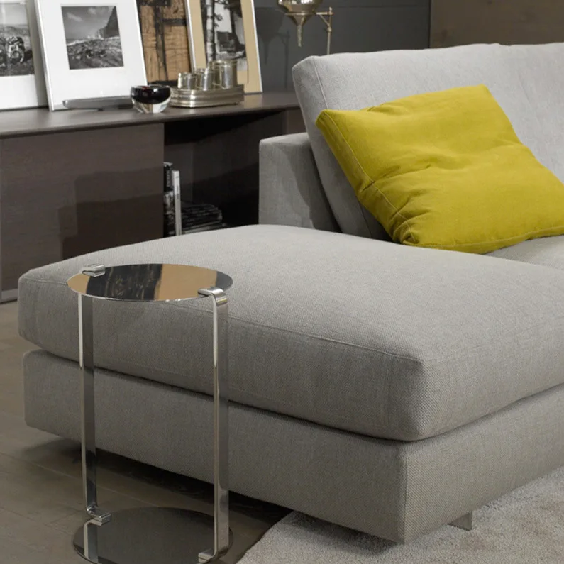 Modern Style Minimalis Salon Fabric Sectional L Couch Living Room Sofas Set Home Furniture