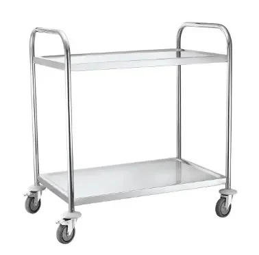 Hot Sale Stainless Steel 3-Tier Hotel Restaurant Service Cart Food Trolley Cart