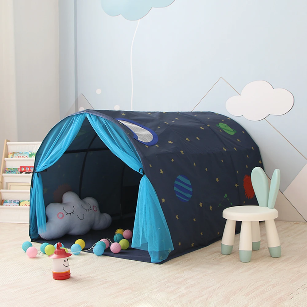 
MaiBeiBi New Style Peach Skin Kids Bed Tent With Mosquito Net Indoor Tunnel Tent For Kids Tent 