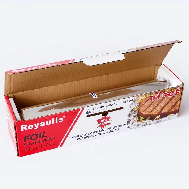 household printed tin foil food packing aluminum foil big roll for chocolate manufacture in china