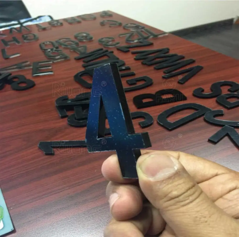 Акриловый автомобильный номерной знак для Франции/номерной знак uk