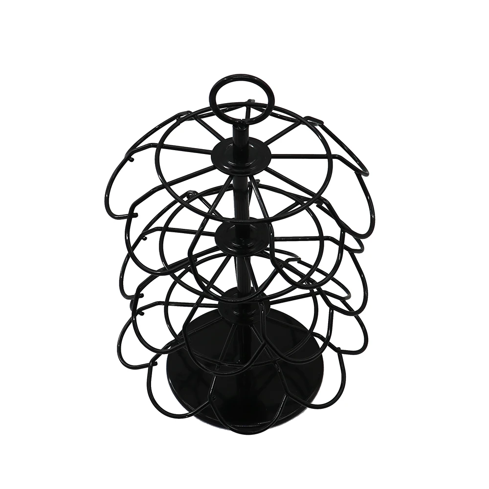 3 Layer Rotating K Cup Storage Coffee Pod Stand