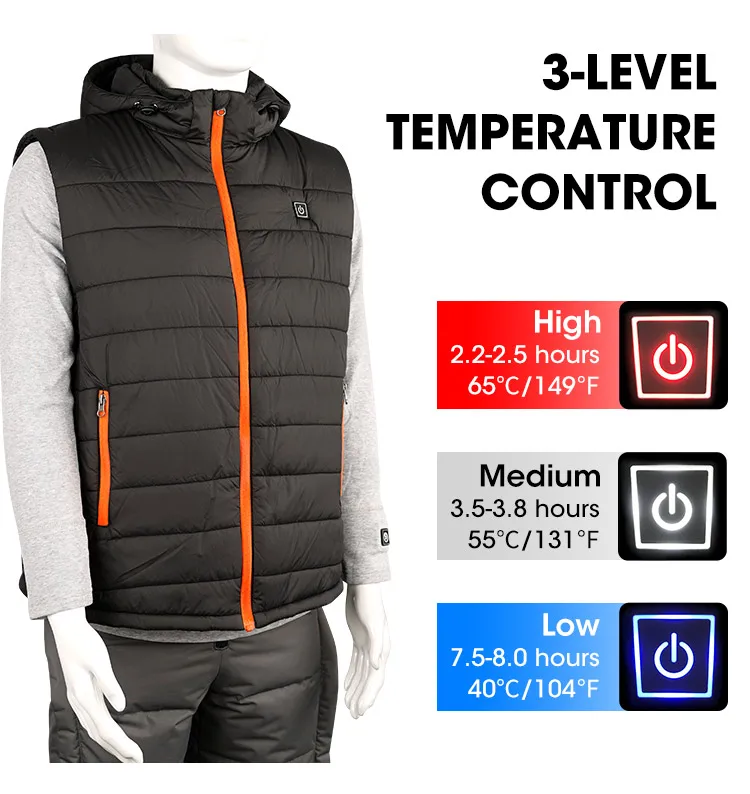 Unisex Electric Heated Softshell Jacket Multi-function Waterproof Windproof UV-proof Hooded Mask Jacket for All Seasons