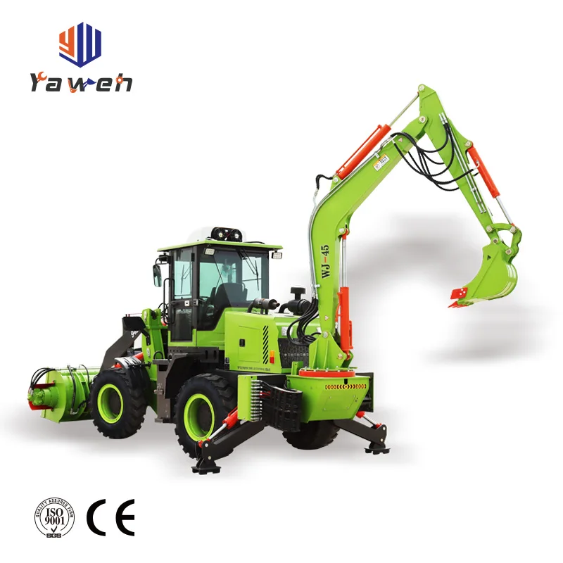 Yaweh high performance multifunction wz45-16-backhoe excavator loader 1.5t backhoe loader in India