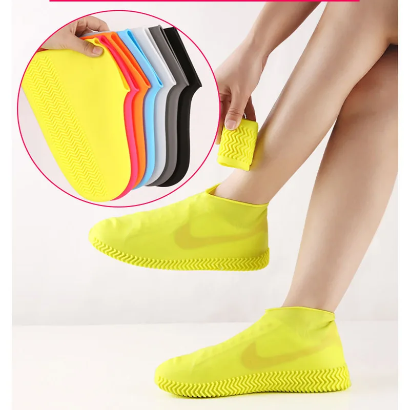 OEM Factory Direct High Quality Rainproof Anti-Slip Waterproof Shoe Cover Thickened Wear-Resistant Rain Gear