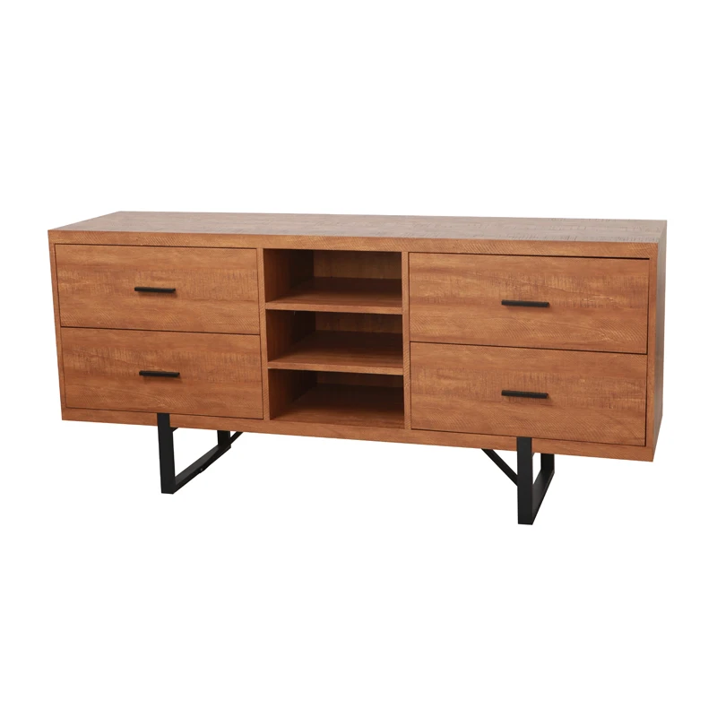 Home furniture modern MDF wooden sideboard buffet cabinet for dining room