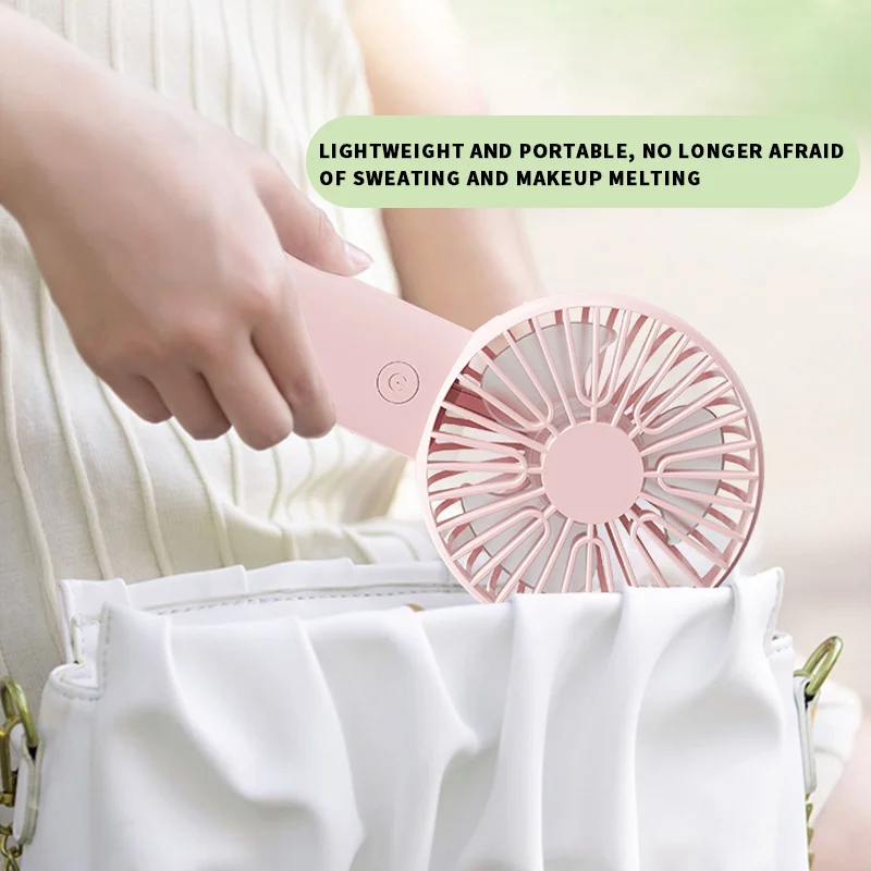 Hot Sale portable fan home appliances hand mini cooler handheld fan portable & wearable fans for outdoor