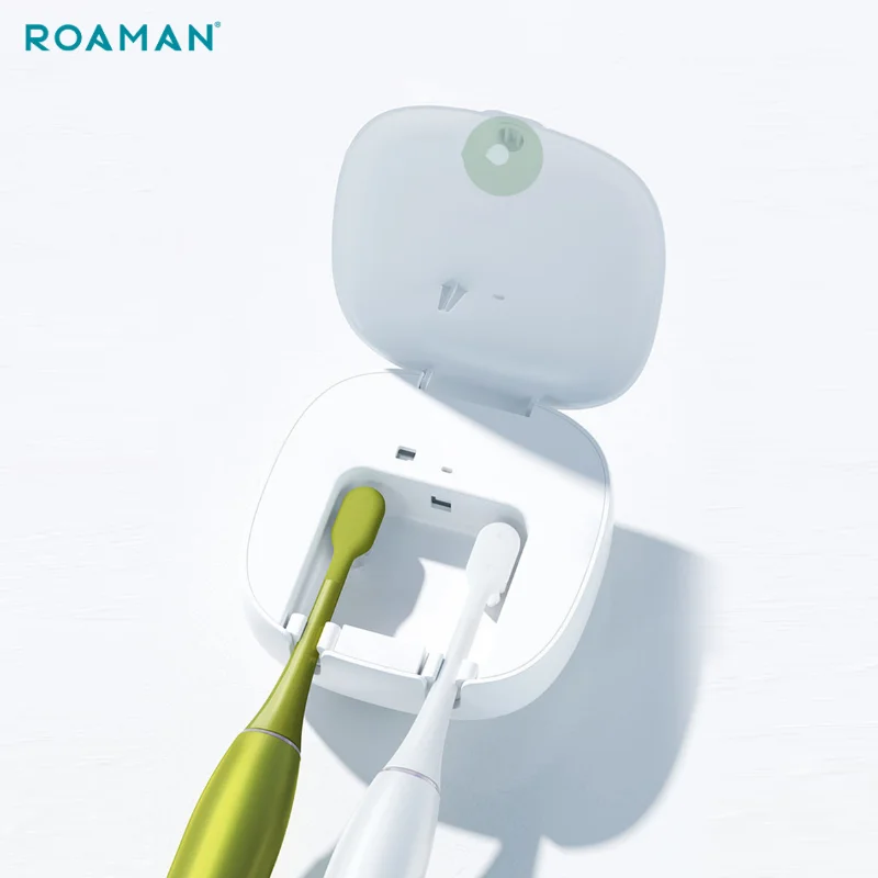 Oral Accessories Custom Toothbrush Sterilization Box Travel Portable Toothbrush Disinfection Holder Box