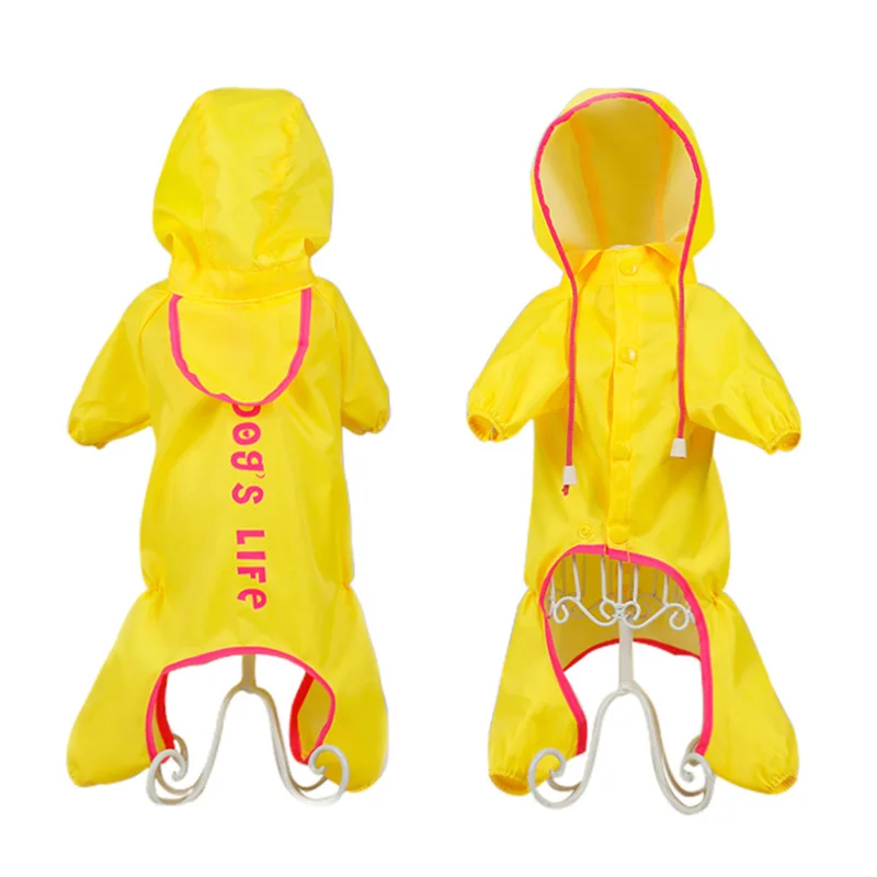 Dog Raincoat Dogs Clothes Rain Coat Wholesale Custom Soft Fabric Coats Pets Waterproof Accessory Outdoor