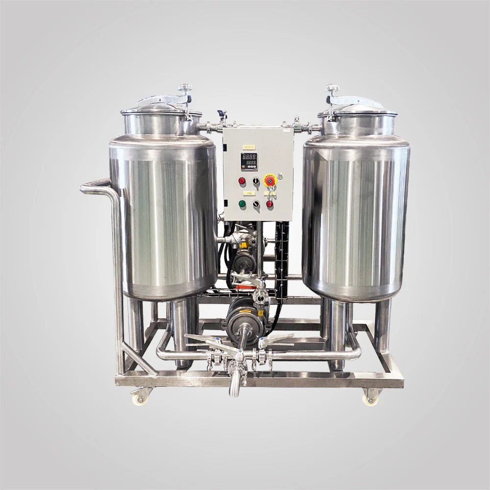 Homebrewing Equipment 100L Nano-size Brewery Equipment Beer Recipe Testing Whole System Electric Steam Gas Heating for Sale