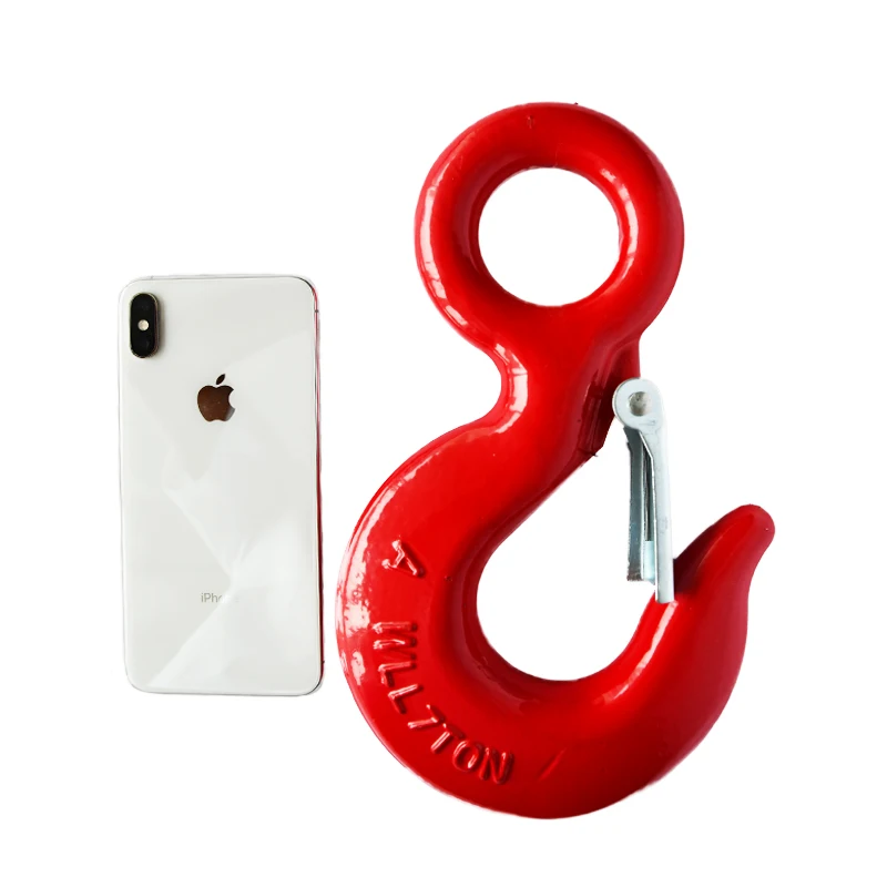 Американский тип 320A/C оцинкованная легированная сталь кованый подъемный рычажный крюк с защелкой