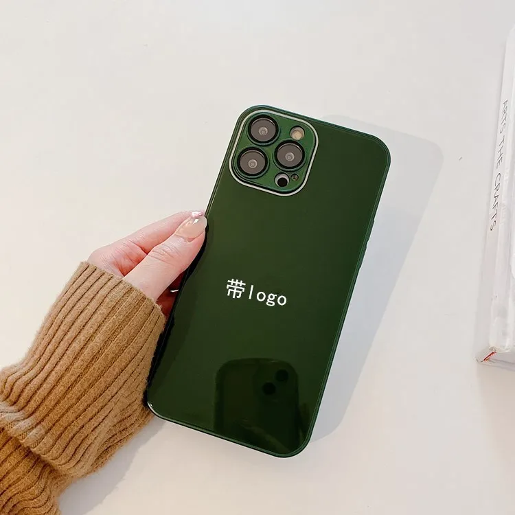 Original Color Liquid Glass Phone Case For iphone14 14pro 14plus 14pro max  Fine Hole Lens Protective Case