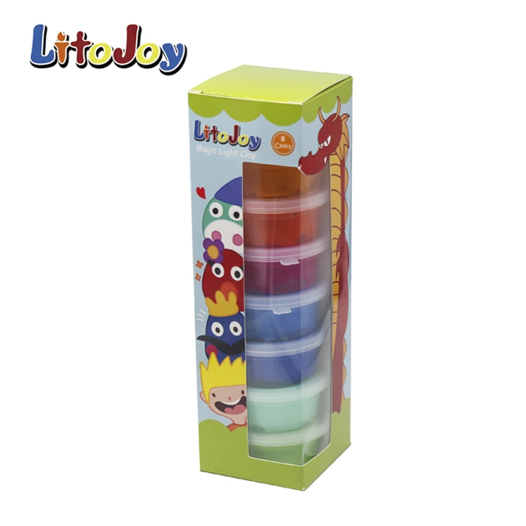 High Quality Air Dry Modeling Clay 8 Colors Air Dry Ultra Light Clay Soft Educational Super Light Clay