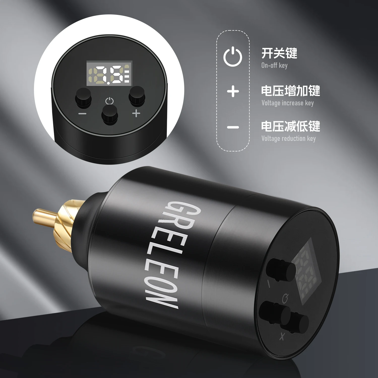 Greleon Popular Product Tattoo Gun Machine Wireless Tattoo Battery Tatoo Pen Rotary Tattoo Machine Full Kit