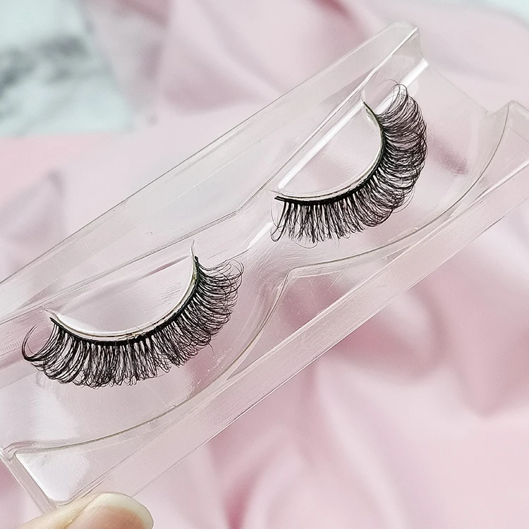 Оптовая продажа D Crazy Wispy 3D Искусственные норковые ресницы превосходные корейские ПБТ ресницы русские ресницы для наращивания с D-образным изгибом