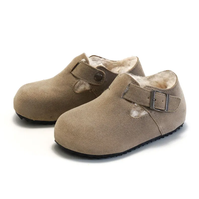 2022 hot selling new warm children shoes wholesale winter trend comfortable soft soled Cork cotton shoes boys casual shoes kids