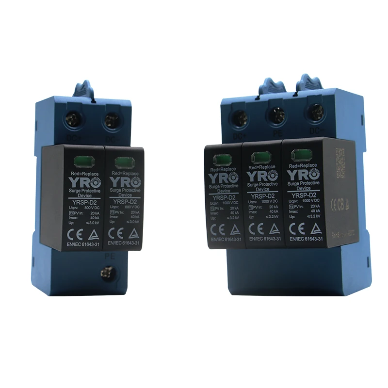 YRO YTTS1-PV 20KA-40KA освещения здания молниеотвод низкого напряжения pv солнечные сглаживатель перепадов переключатель переменного тока 3-полюсный dc