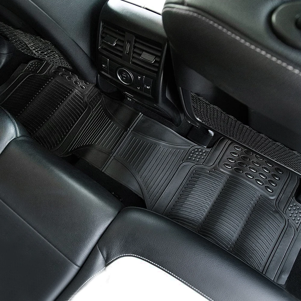 Резиновый универсальный размер ТПЭ коврик 4 шт. черный спортивный складной полный комплект Автомобильный напольный коврик Mokka для правой руки интерьер автомобиля 3 шт. MOQ 100