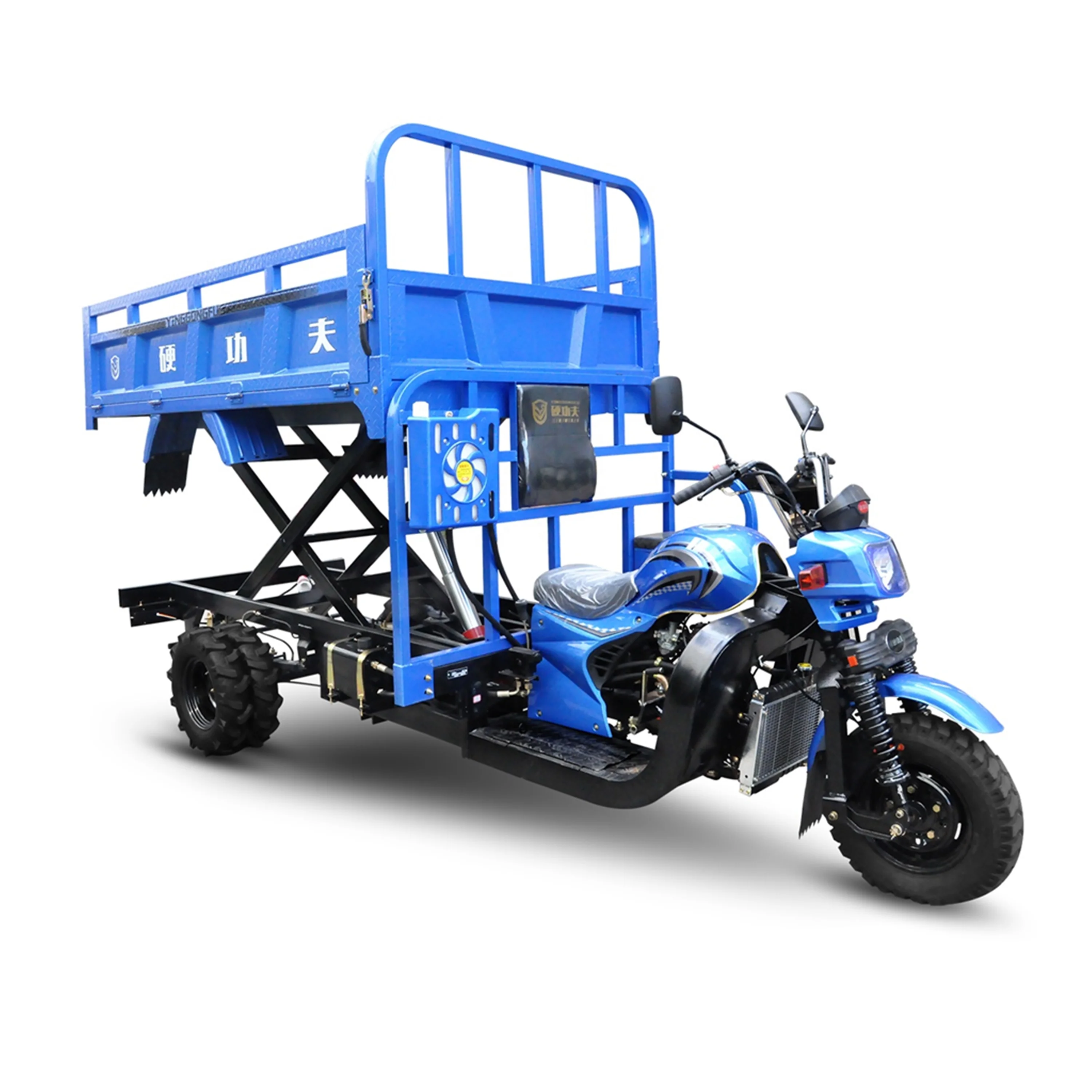 200CC/250CC/300CC Water Cooling Lift Truck Construct Three Wheel Motorcycle Cargo Tricycle for Buildings