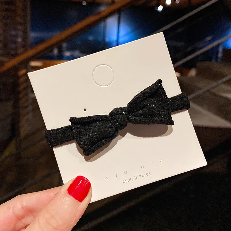 Fashion Girls Simplicity Towel Loop Bow Rubber Band High Elastic Durable Bowknot Hair Ties For Girls Hair band Accessories