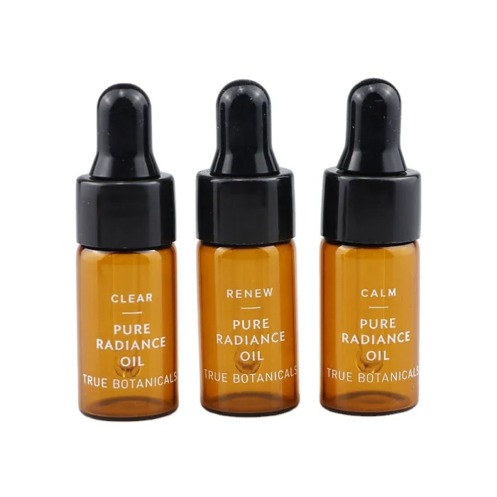 Wholesale clear mini  bottle 1ml 2ml 3ml 5ml 10ml glass vials with glass pipette dropper cap