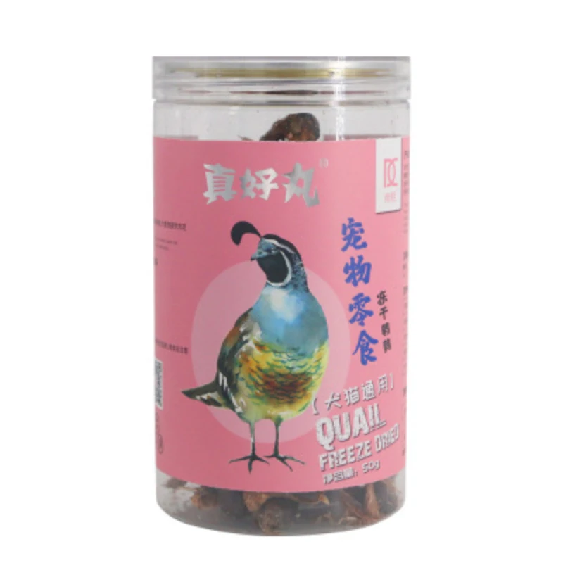 General freeze-dried quail high nutrition protein fattening hair cheek pet dog cat snack