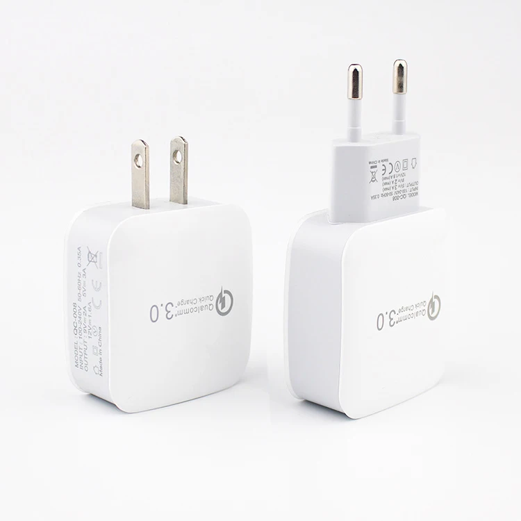  Быстрая зарядка 3 0 USB зарядное устройство EU US вилка адаптер настенное для мобильного телефона iPhone