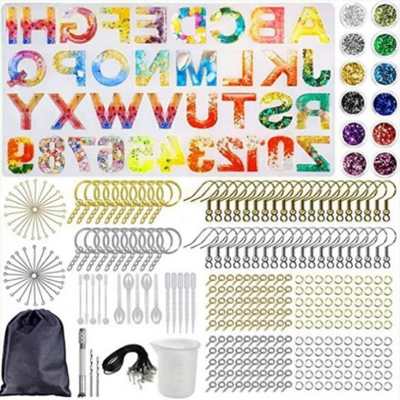 Набор силиконовых форм для ювелирных изделий из эпоксидной смолы