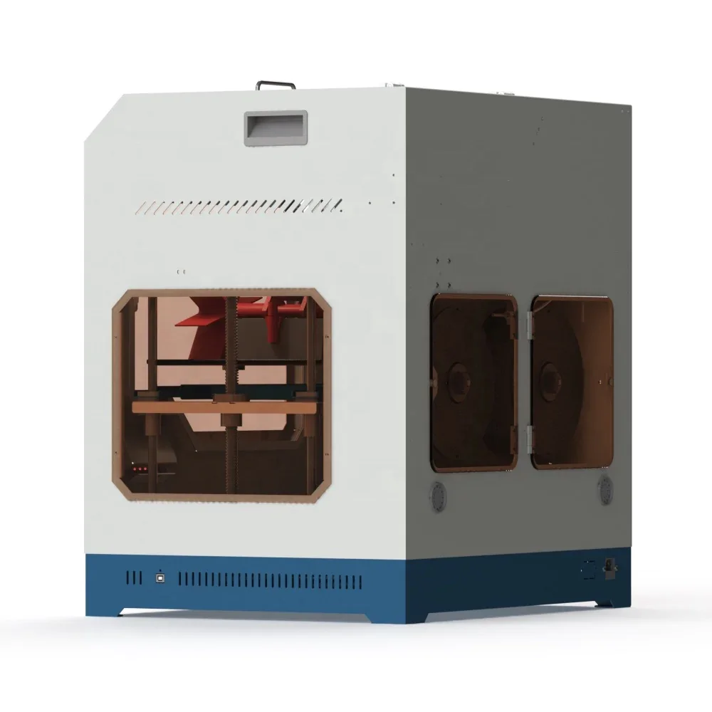 Factory Wholesale F430 High Temperature 420 Degrees Celsius Dual Nozzles Peek Industrial 3D Printer