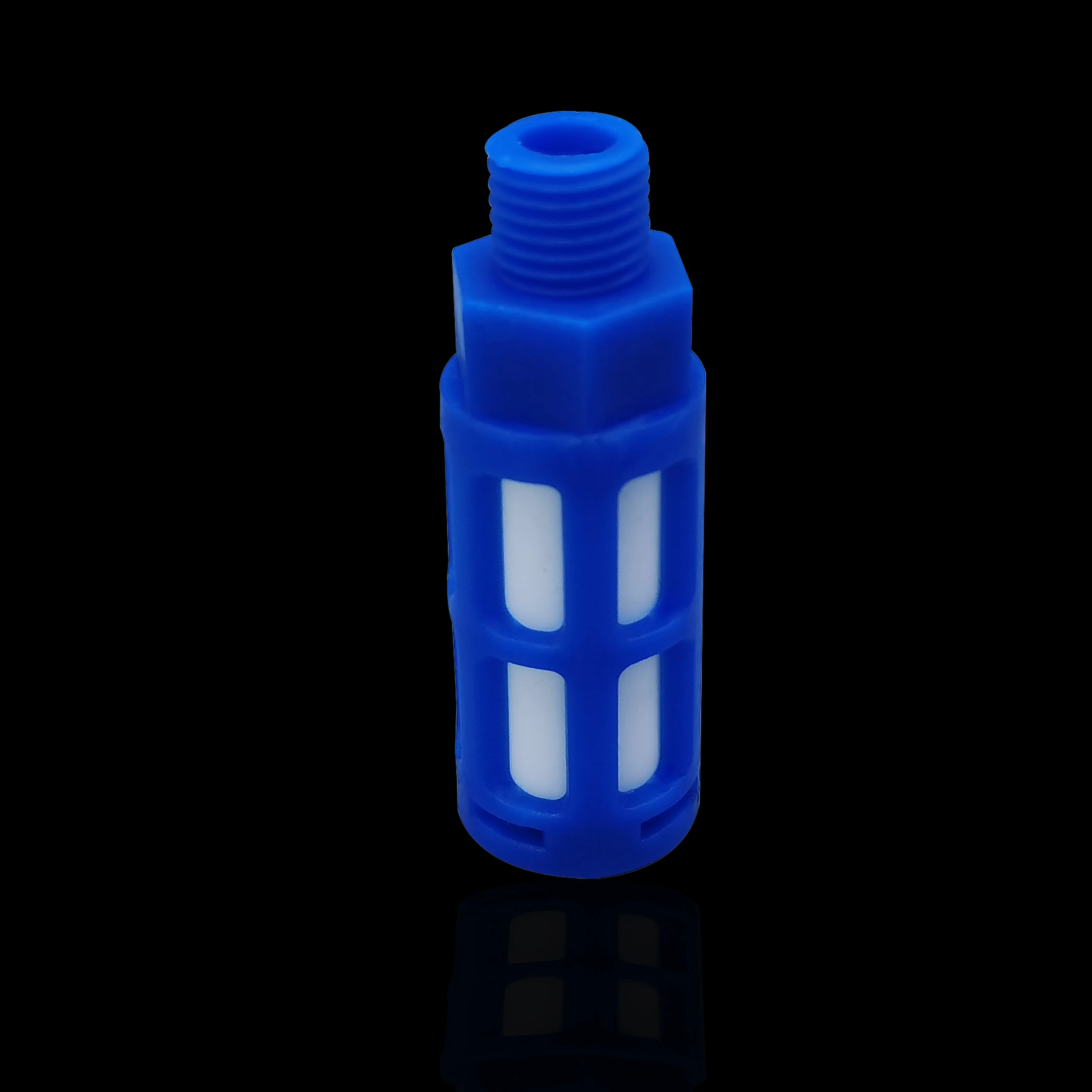 Factory price pneumatic porous PE filter PP head sintered pe plastic powder filter for acoustic filter