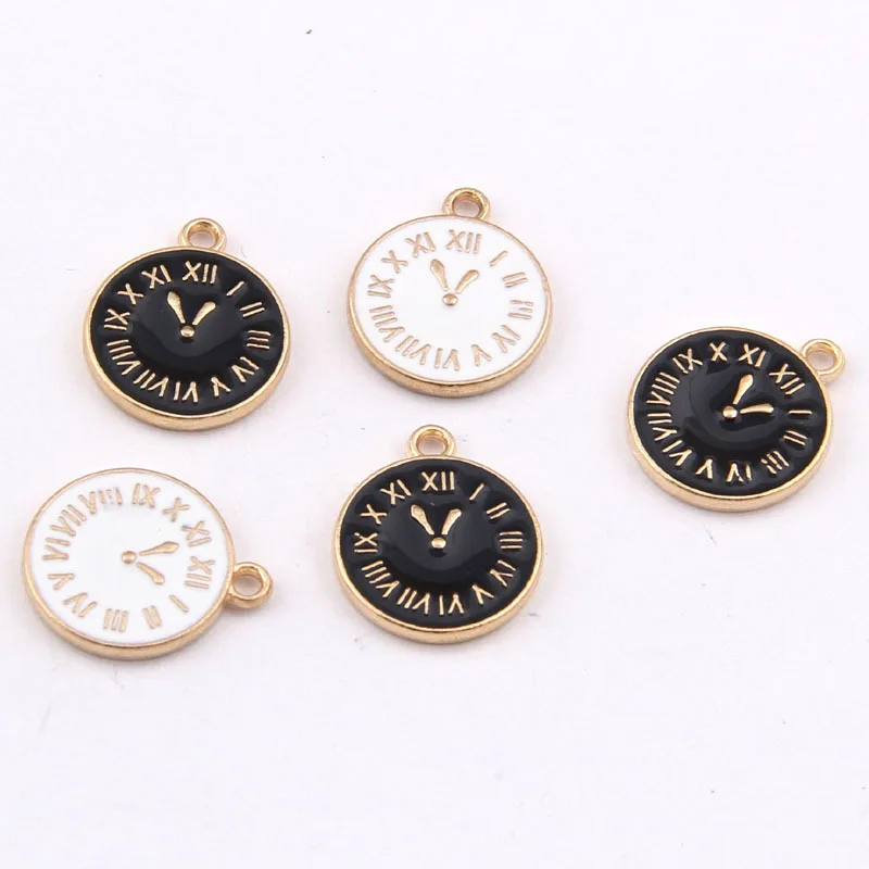 A Poker Metal Bulk Mexican Clock pink white black onyx modern pendant watch croc charms wholesale