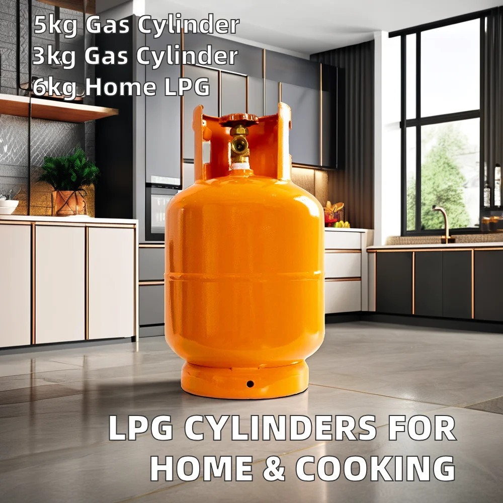 Factory price 10kg propane liquefied petroleum gas cylinder for household cooking