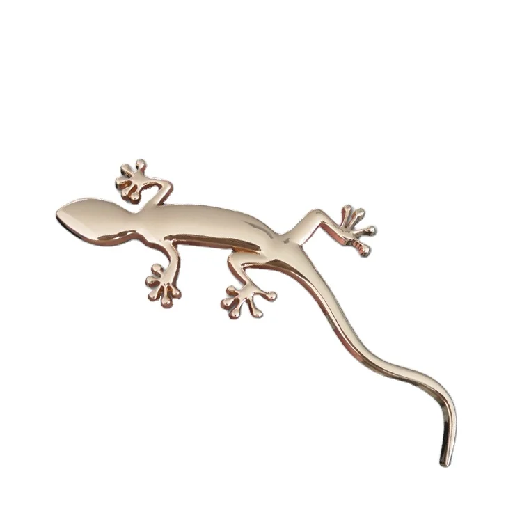 Забавные металлические декоративные наклейки geckos для кузова автомобиля на заказ от