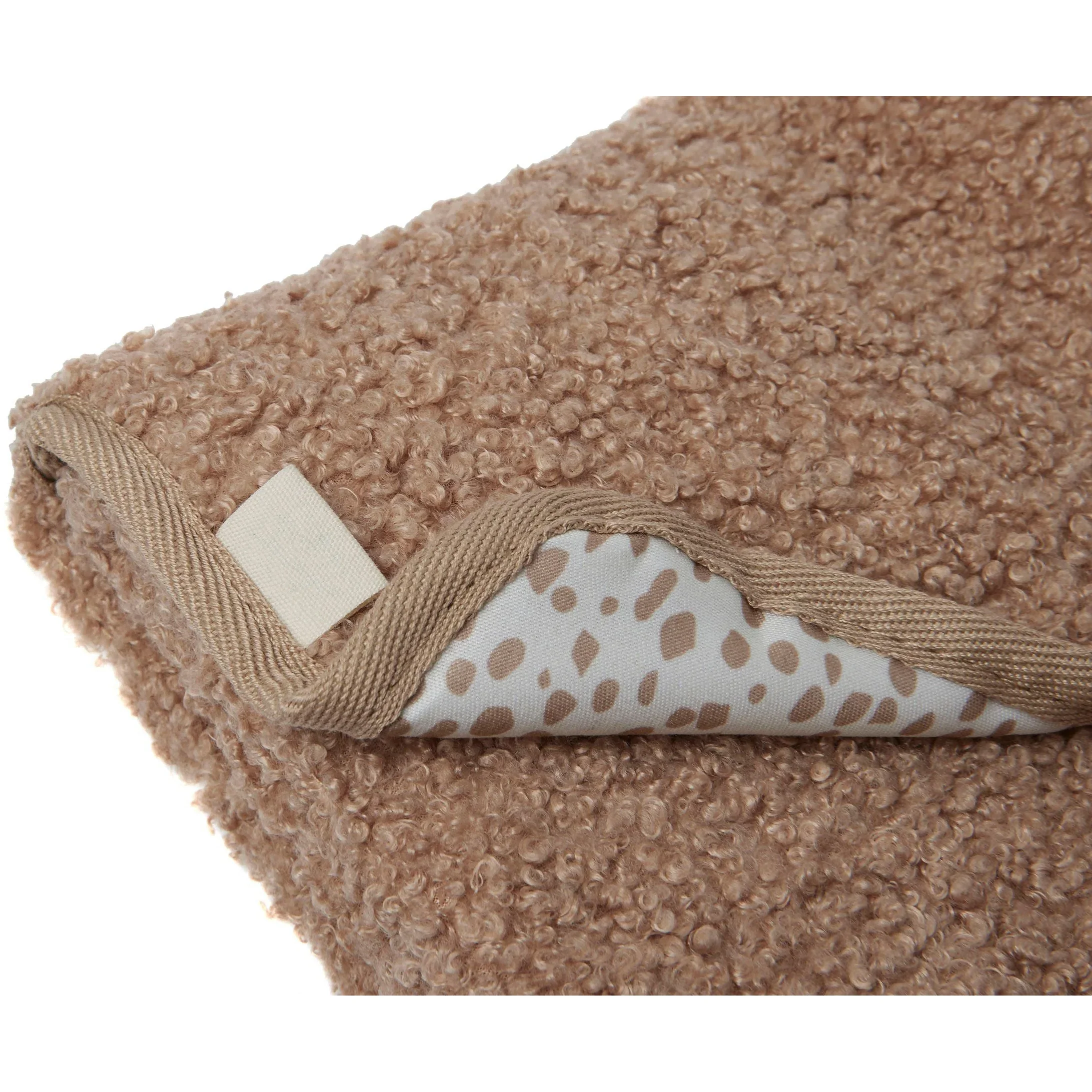 Custom Lightweight Outdoor Plush Sherpa Foldable Diaper Changing Mat Waterproof Baby Portable Changing Pad