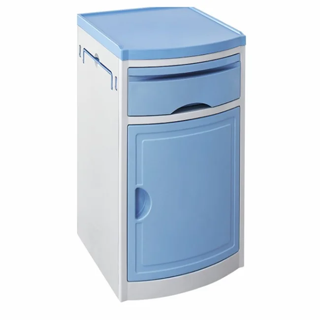 Competitive Price High Quality Custom ABS plastic portable hospital furniture bedside lockers cabinet