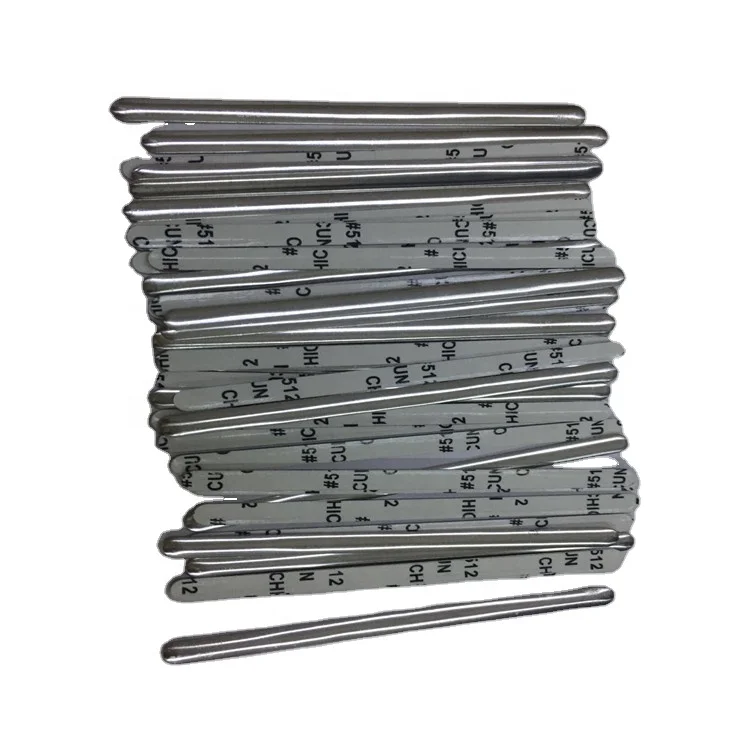 Aluminum support processing aluminum plate bending factory production Aluminum strip nose bridge of mask