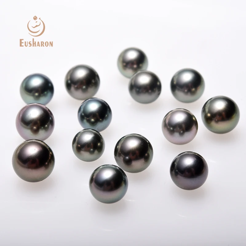 Wholesale 8-13mm AA+ Natural Round Seawater Tahiti Tahitian Pearls Loose