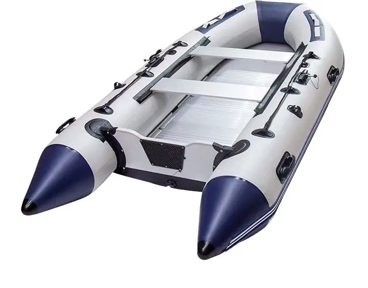Thickened Impulse Boat with Aluminum Alloy Bottom and Wear-Resistant Rubber for Drifting and Inflatable Fishing Kayak