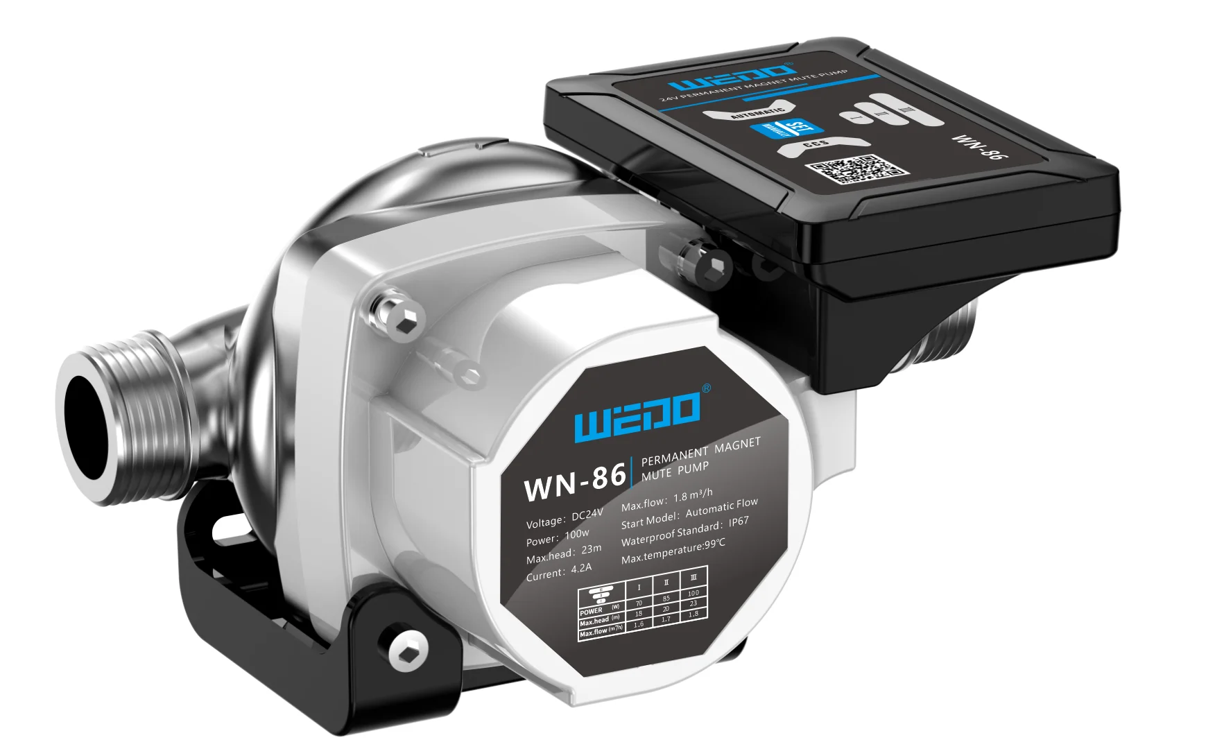 130w NEW TECHNOLOGY Intelligent permanent magnet variable frequency silent pump