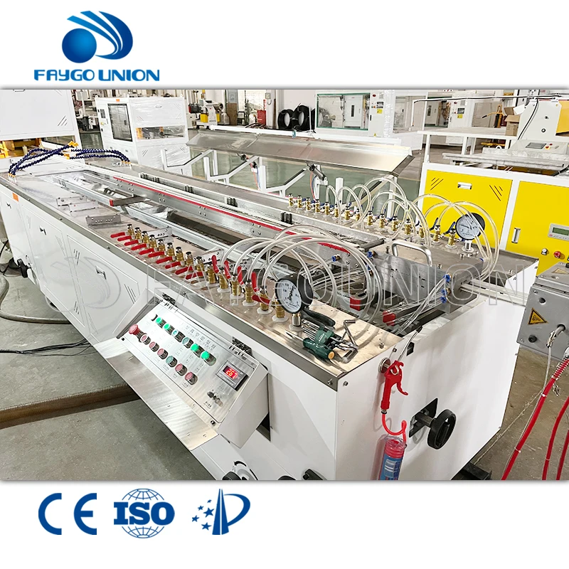 Faygo Union PVC / UPVC plastic profile extrusion extruder production line supplier machine quote supplier cost